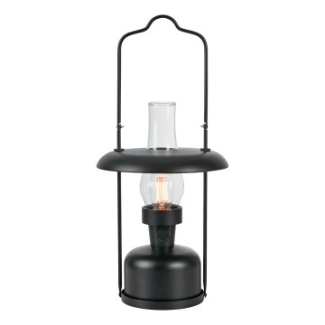 Markslöjd 108893 - LED, dimmbar, wiederaufladbar, Außen-Tischlampe FANOS LED/2,5W/3,7V 4000 mAh IP44 schwarz