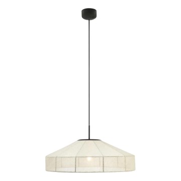 Markslöjd 108955 - Pendelleuchte mit Kabel ALIA 1xE27/60W/230V Leinen/Schwarz