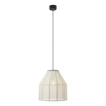 Markslöjd 108956 - Hängeleuchte an Kabel AIKO 1xE27/60W/230V Leinen/Schwarz