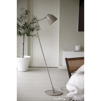 Markslöjd 108966 - Stehleuchte TILT 1xE27/60W/230V grau