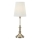 Markslöjd 108970 – Tischlampe NOBLE 1x E14/40W/230V, 66 cm, weiß/messing