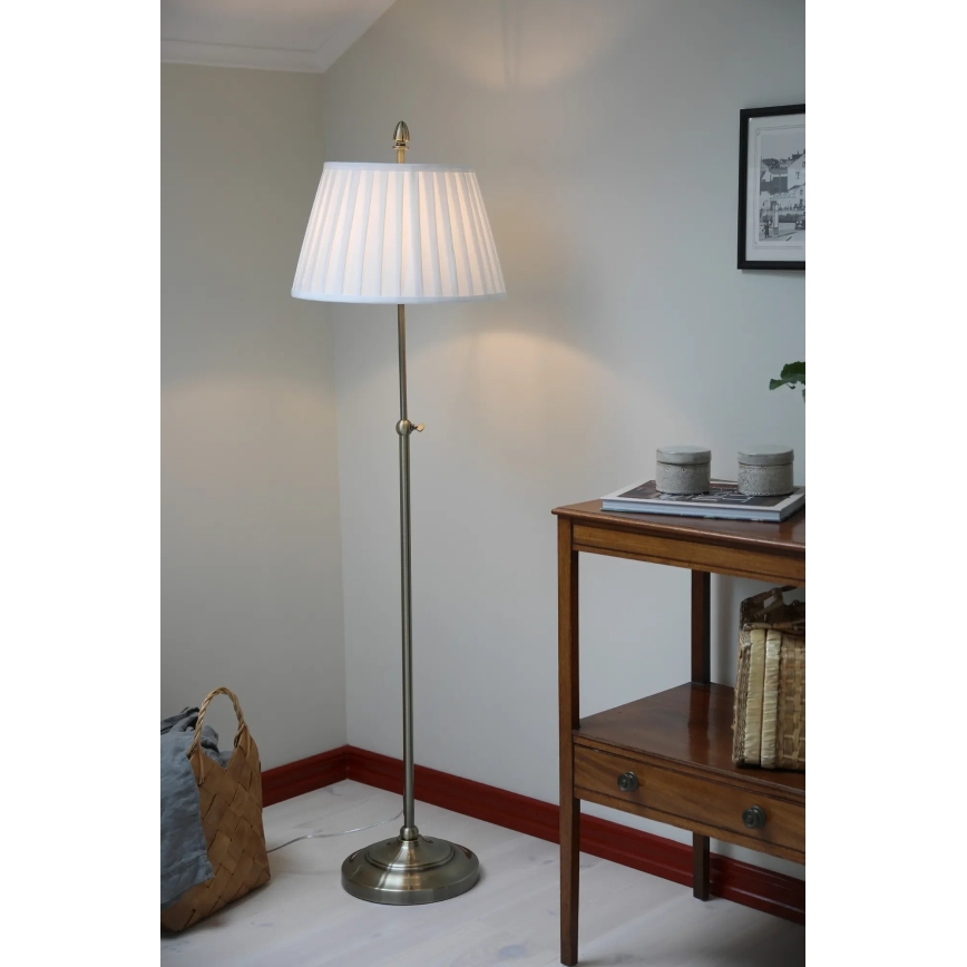 Markslöjd 108972 - Stehleuchte OXFORD 1xE14/40W/230V weiß/messing