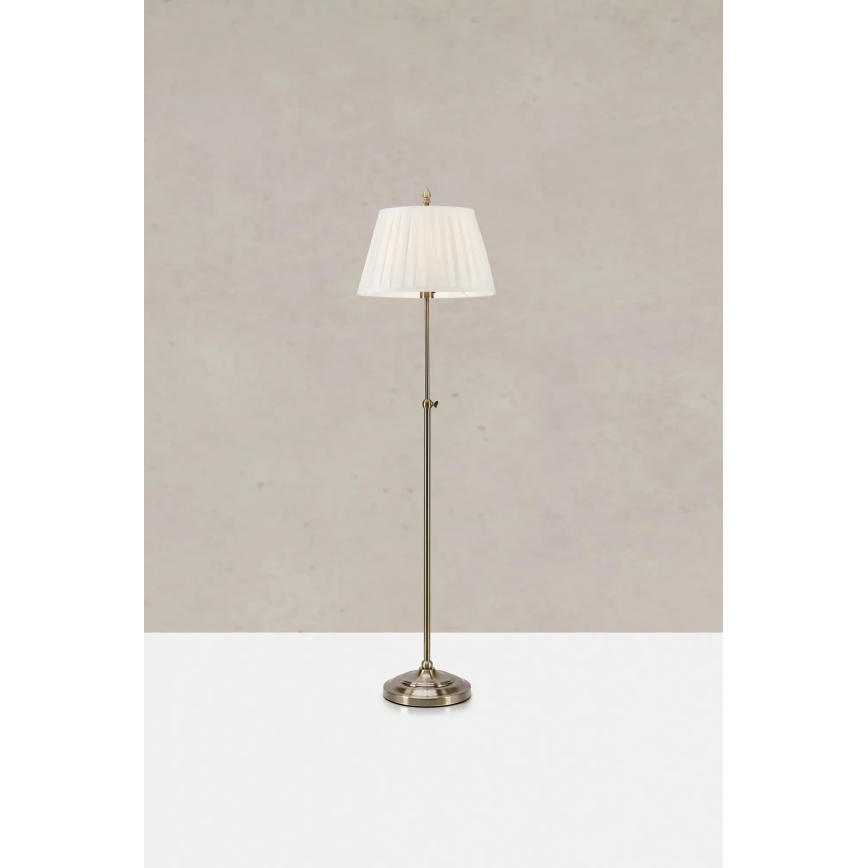 Markslöjd 108972 - Stehleuchte OXFORD 1xE14/40W/230V weiß/messing