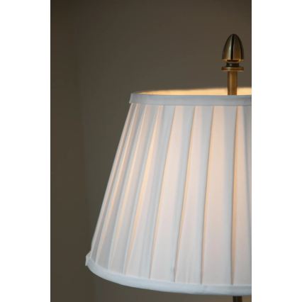 Markslöjd 108972 - Stehleuchte OXFORD 1xE14/40W/230V weiß/messing