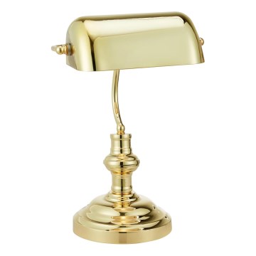 Markslöjd 108977 - Tischlampe BANKERS 1xE14/40W/230V goldfarben
