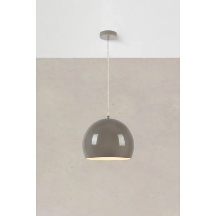 Markslöjd 108986 - Hängeleuchte POP, 1xE27/40W/230V, Ø 28 cm, grau