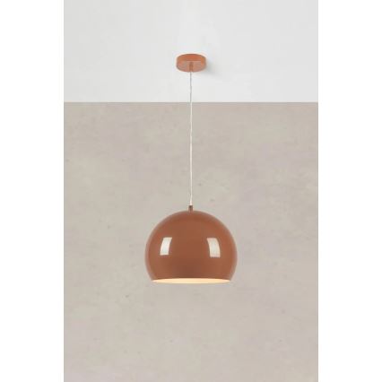 Markslöjd 108987 - POP Pendelleuchte an Kabel 1xE27/40W/230V Ø 28 cm, braun