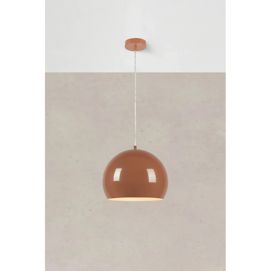 Markslöjd 108987 - POP Pendelleuchte an Kabel 1xE27/40W/230V Ø 28 cm, braun