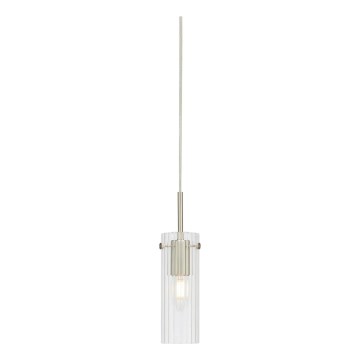 Markslöjd 109013 - Pendelleuchte an Kabel TIBIA 1xE14/40W/230V klar/messing