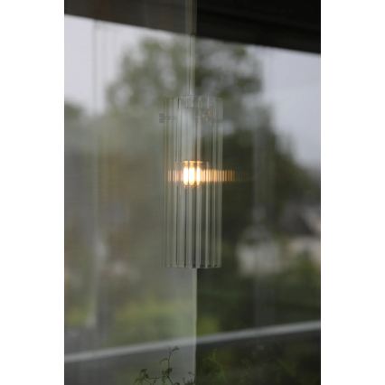 Markslöjd 109013 - Pendelleuchte an Kabel TIBIA 1xE14/40W/230V klar/messing