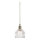 Markslöjd 109136 - Pendelleuchte an Kabel GOTA 1xE14/40W/230V Ø 13 cm Messing/klarglas