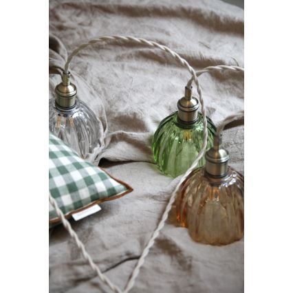 Markslöjd 109137 - Pendelleuchte mit Kabel GOTA 1xE14/40W/230V Ø 13 cm rauchbeige/messing