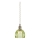 Markslöjd 109138 - Pendelleuchte GOTA an Kabel, 1xE14/40W/230V, Ø 13 cm, rauchgrün/messing