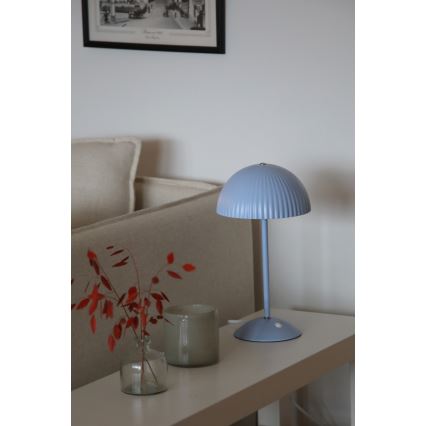 Markslöjd 109140 - Tischleuchte ZIN 2xG9/20W/230V blau