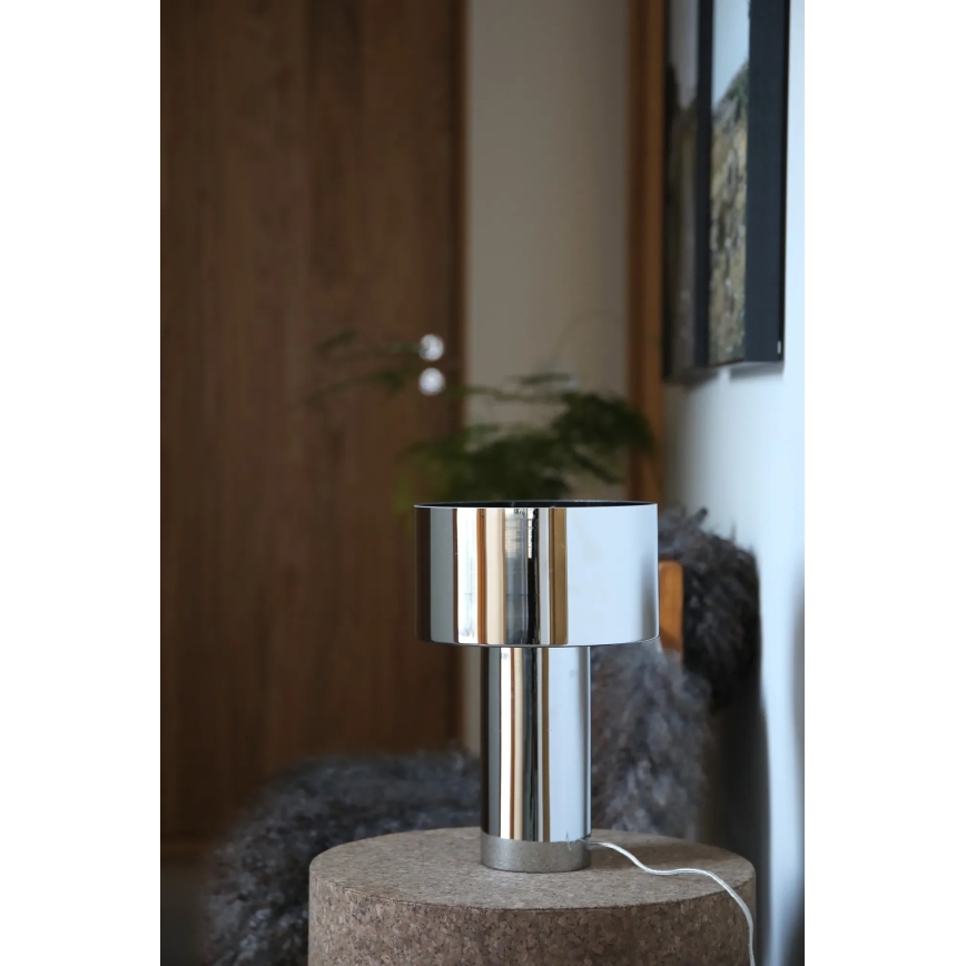 Markslöjd 109144 - Tischlampe CORIN 1xE27/60W/230V glänzender Chrom