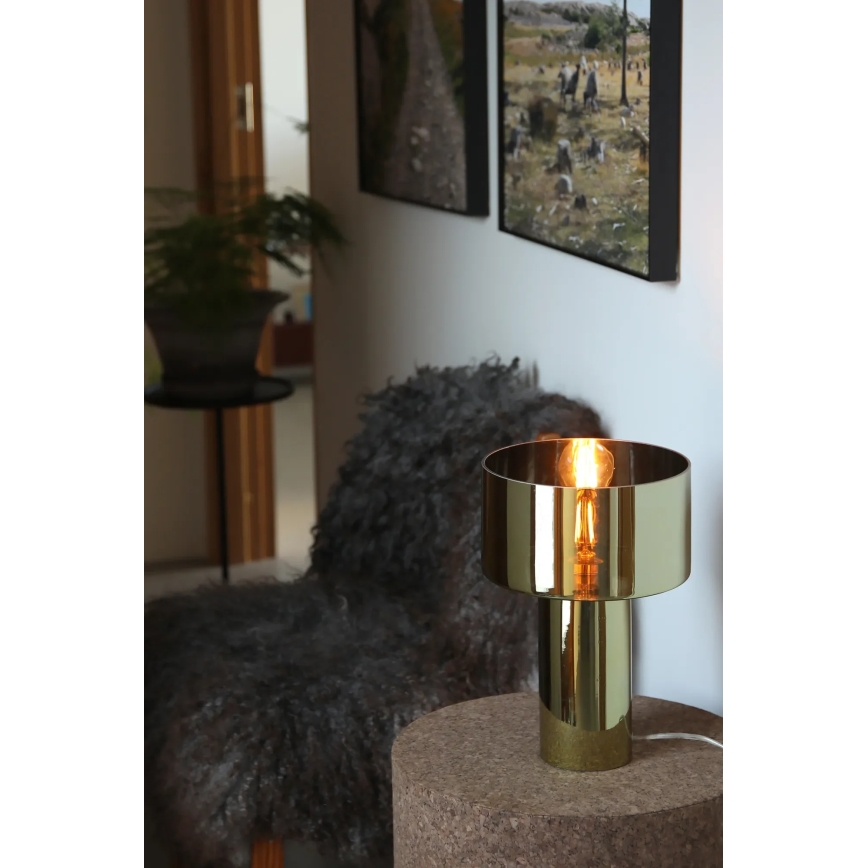 Markslöjd 109145 - Tischleuchte CORIN 1xE27/60W/230V goldfarben
