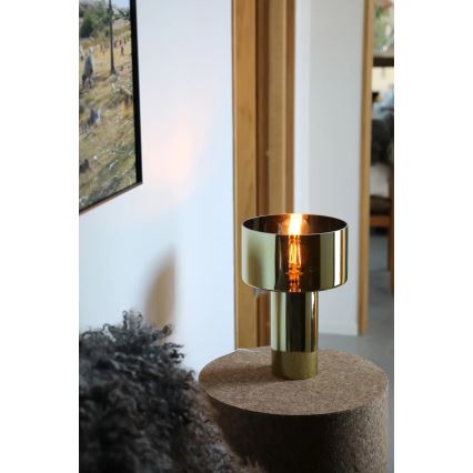 Markslöjd 109145 - Tischleuchte CORIN 1xE27/60W/230V goldfarben