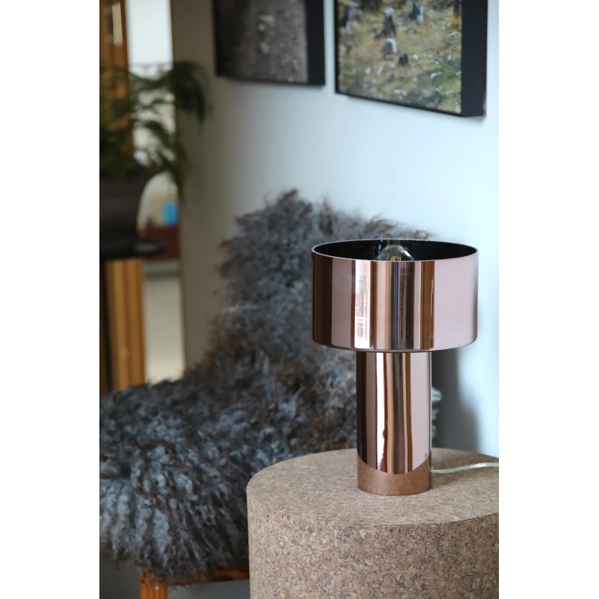 Markslöjd 109146 - Tischlampe CORIN 1xE27/60W/230V Roségold