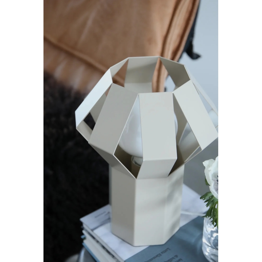 Markslöjd 109147 - Tischlampe OCTA 1xE27/60W/230V cremefarben