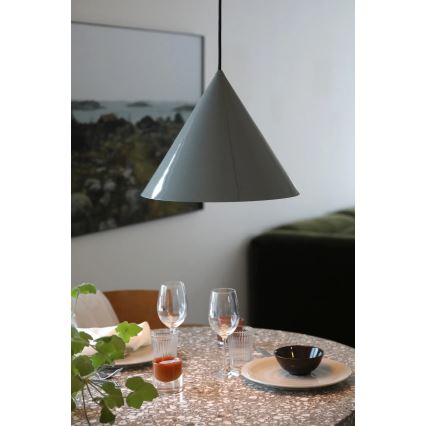 Markslöjd 109162 - Pendelleuchte am Kabel TIP 1xE27/60W/230V grau