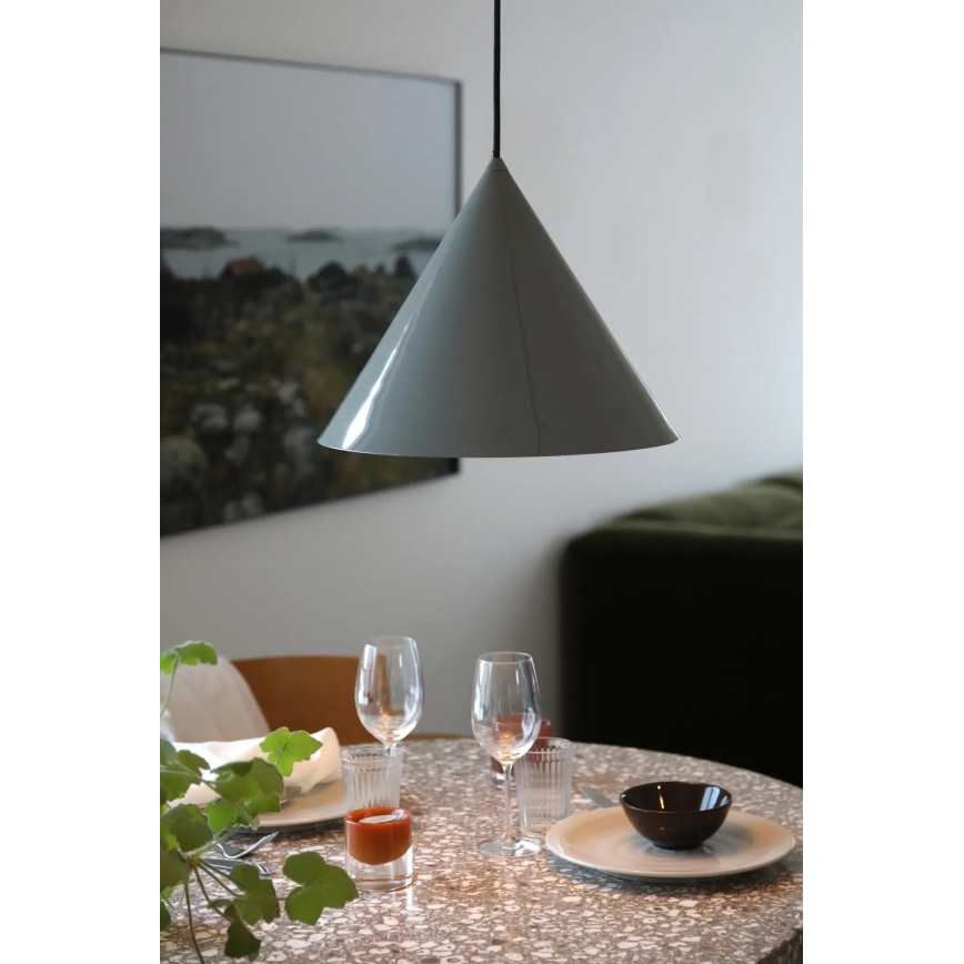 Markslöjd 109162 - Pendelleuchte am Kabel TIP 1xE27/60W/230V grau