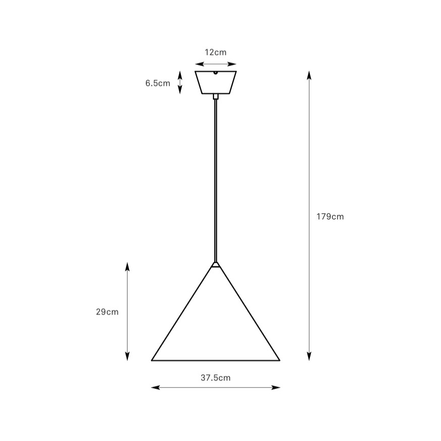 Markslöjd 109162 - Pendelleuchte am Kabel TIP 1xE27/60W/230V grau