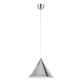 Markslöjd 109163 - Pendelleuchte mit Kabel Tipp 1xE27/60W/230V, glänzender Chrom