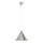 Markslöjd 109163 - Pendelleuchte mit Kabel Tipp 1xE27/60W/230V, glänzender Chrom