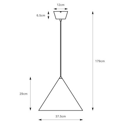 Markslöjd 109163 - Pendelleuchte mit Kabel Tipp 1xE27/60W/230V, glänzender Chrom