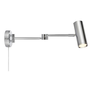 Markslöjd 109182 - Dimmbare LED-Wandleuchte ARLO LED/4,9W/230V, glänzender Chrom