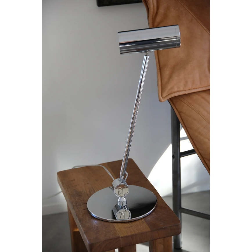 Markslöjd 109184 - Dimmbare LED-Tischlampe ARLO LED/4,9W/230V, glänzender Chrom