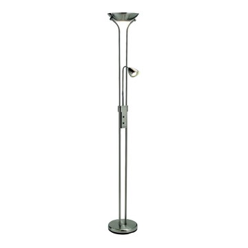 Markslöjd 111241 - Dimmbare Stehleuchte DETROIT 1xR7s/230W/230V + 1xGU10/35W glänzendes Chrom