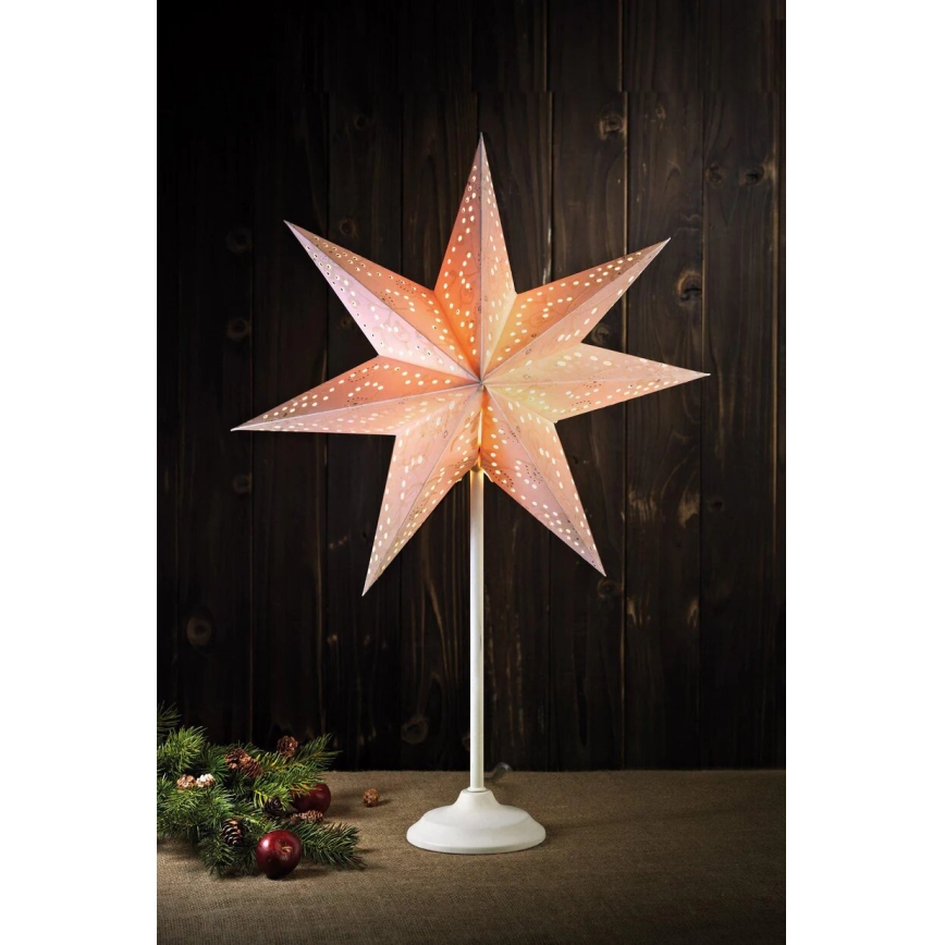 Markslöjd 700119 - Weihnachtsdekoration ARATORP 1xE14/25W/230V weiß