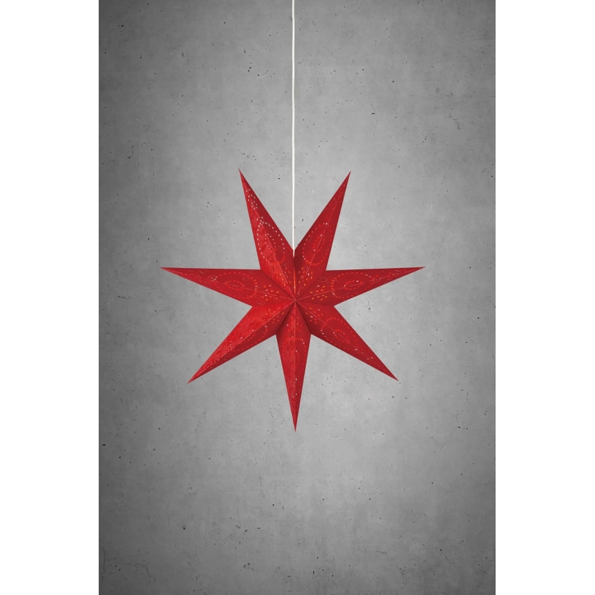 Markslöjd 700120 - Weihnachtsdekoration ARATORP 1xE14/25W/230V Ø 75 cm rot