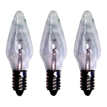 Markslöjd 702323 - SET 3x Hochleistungs- Weihnachts-Glühlampe RESERVLAMPA E10/3W/55V