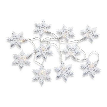 Markslöjd 703747 - LED-Weihnachtslichterkette PRINCE 10xLED/3xAA 2,15 m warmweiß