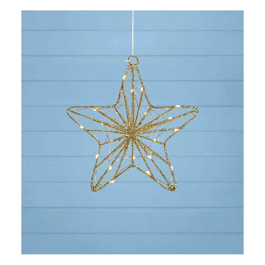 Markslöjd 703903 - LED-Weihnachtsdekoration ELISE LED/0,6W/230V golden