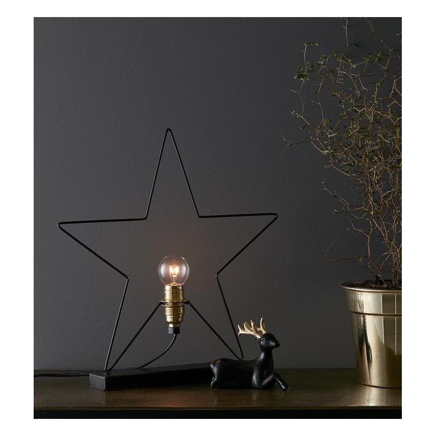 Markslöjd 703935 - Weihnachtsdekoration RAPP 1xE14/25W/230V schwarz