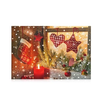 Markslöjd 704359 - Leuchtendes LED-Dekobild CANVAS LED/0,18W/3xAA