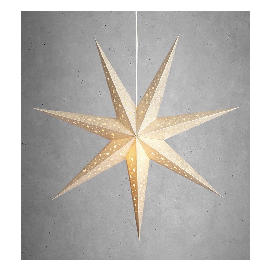 Markslöjd 704420 - Weihnachtsdekoration SOLVALLA 1xE14/25W/230V golden 75 cm