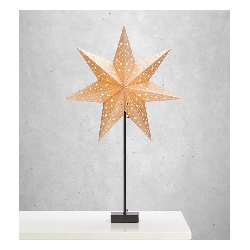 Markslöjd 704454 - Weihnachtsdekoration SOLVALLA 1xE14/25W/230V gold 69 cm