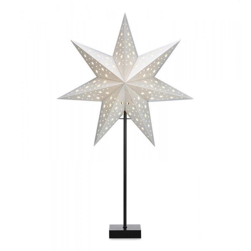 Markslöjd 704455 - Weihnachtsdekoration  SOLVALLA 1xE14/25W/230V silber 69 cm