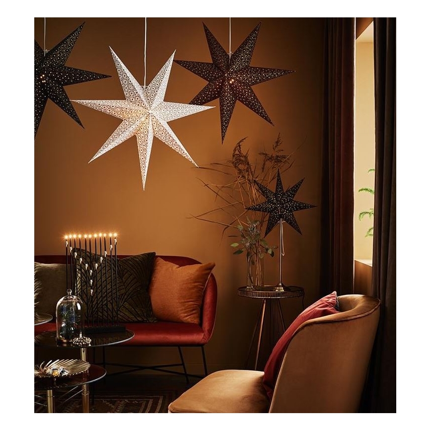 Markslöjd 705320 - Weihnachtsdekoration BAROQUE 1xE14/25W/230V 75 cm