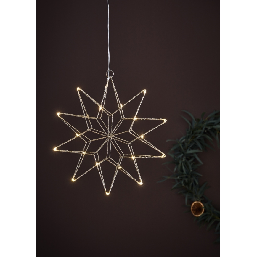 Markslöjd 705750 - LED-Weihnachtsdekoration GLEAM LED/0,6W/3xAA silbern