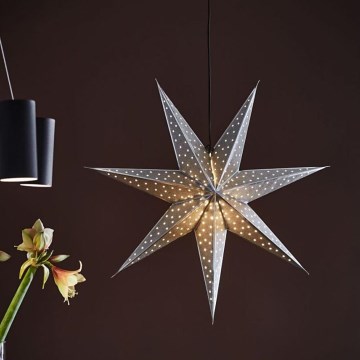 Markslöjd 705769 - Weihnachtsdekoration GLITTER 1xE14/25W/230V d 45 cm silbern