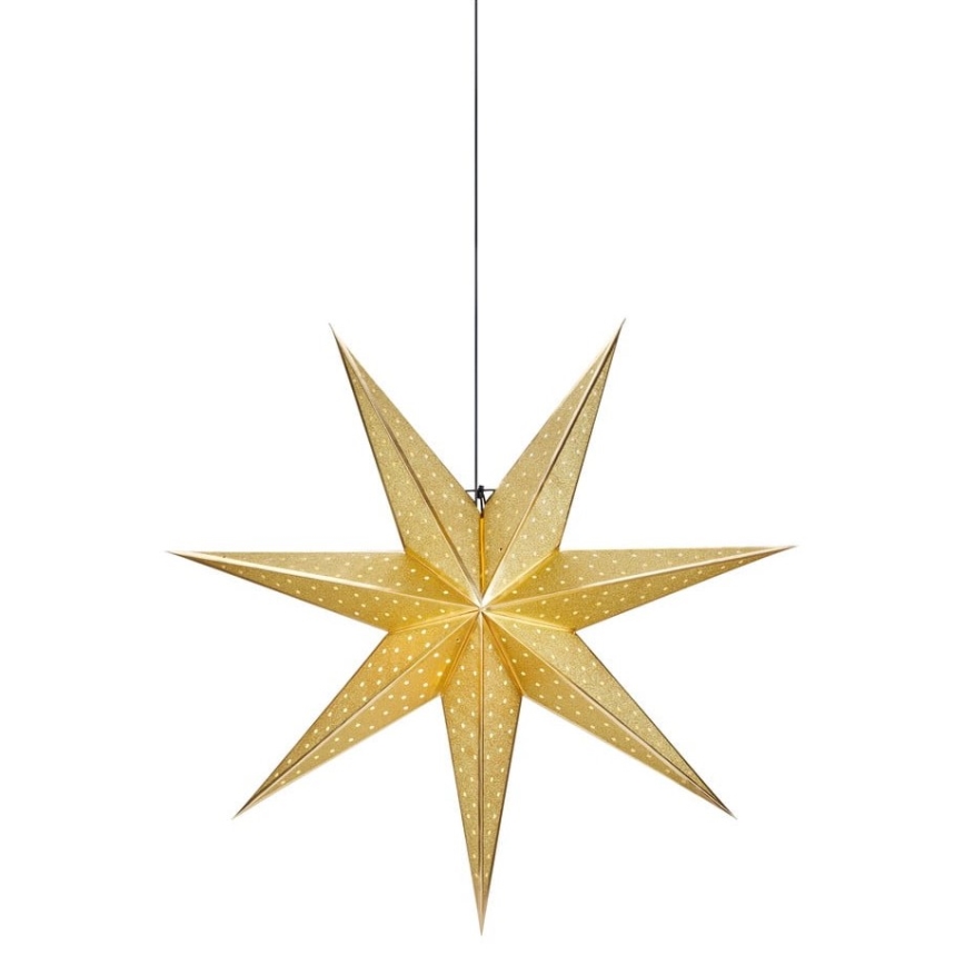 Markslöjd 705790 - Weihnachtsdekoration GLITTER 1xE14/25W/230V pr. 75 cm gold