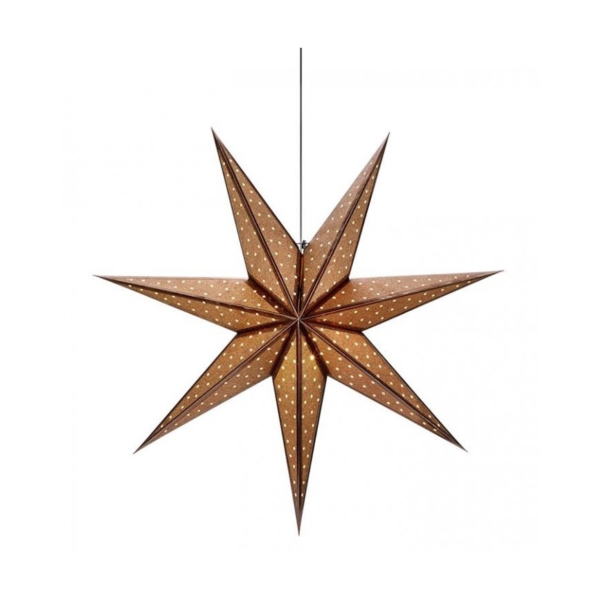 Markslöjd 705792 -Weihnachtsdekoration GLITTER 1xE14/25W/230V pr. 75 cm bronze