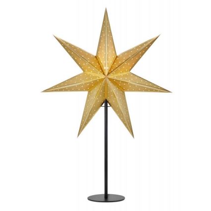 Markslöjd 705795 - Weihnachtsdekoration GLITTER 1xE14/25W/230V 65 cm schwarz/gold