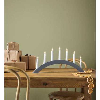 Markslöjd 705810 - Weihnachtskerzenleuchter ATLE 7xE10/3W/230V