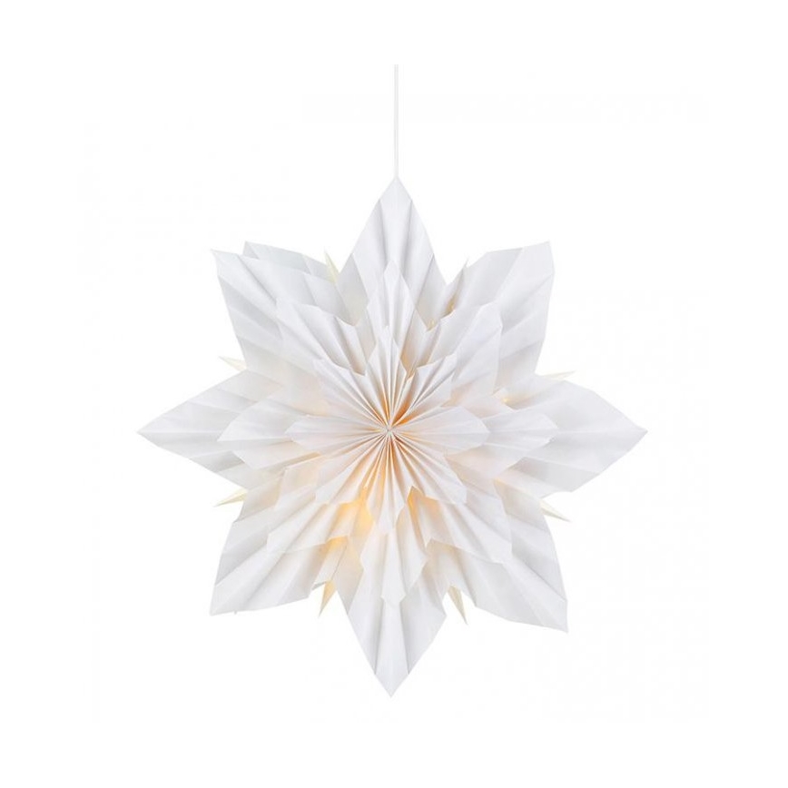 Markslöjd 705836 - Weihnachtsdekoration NEELA 1xE14/25W/230V Dm. 48 cm weiß